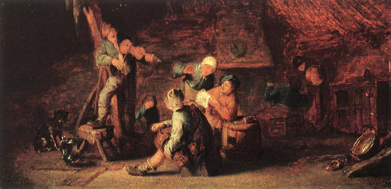 Village Feast by Adriaen van Ostade, Oil Painting Reproduction
