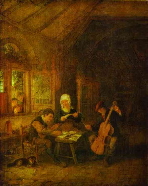 Village Musicians by Adriaen van Ostade — Oil Painting Reproduction
