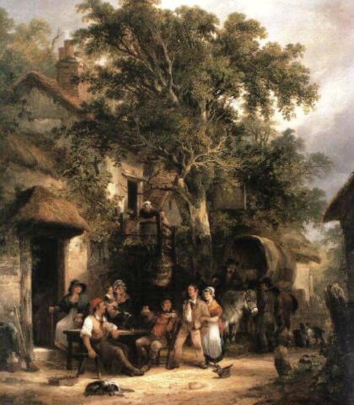 Village Politicians by William Shayer — Oil Painting Reproduction