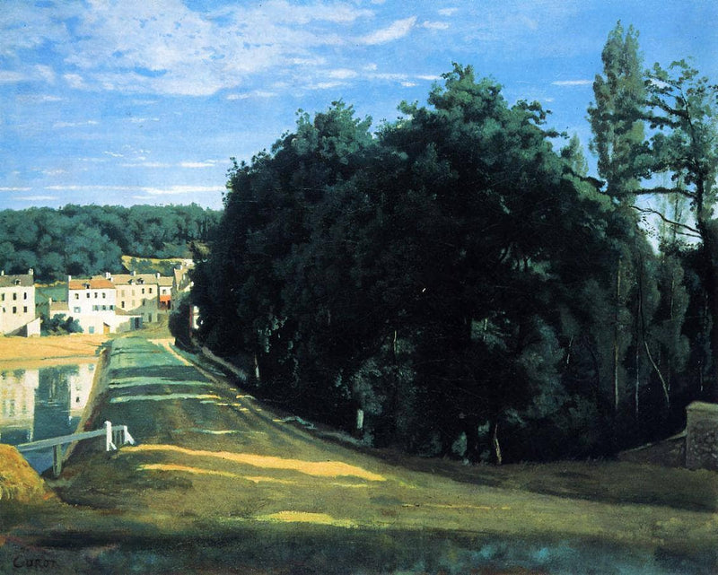 Ville d'Avray the Chemin de Corot by Camille Corot — Oil Painting Reproduction