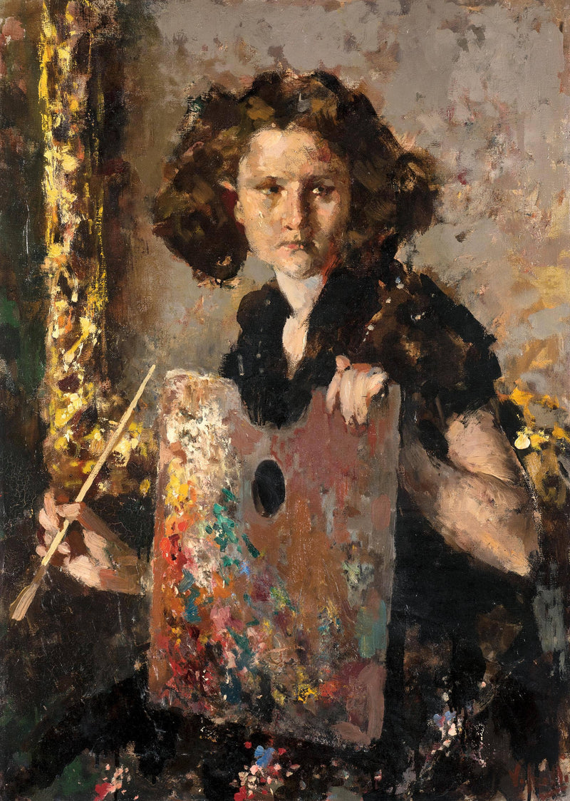 The young painter by Vincenzo Irolli — Oil Painting Reproduction