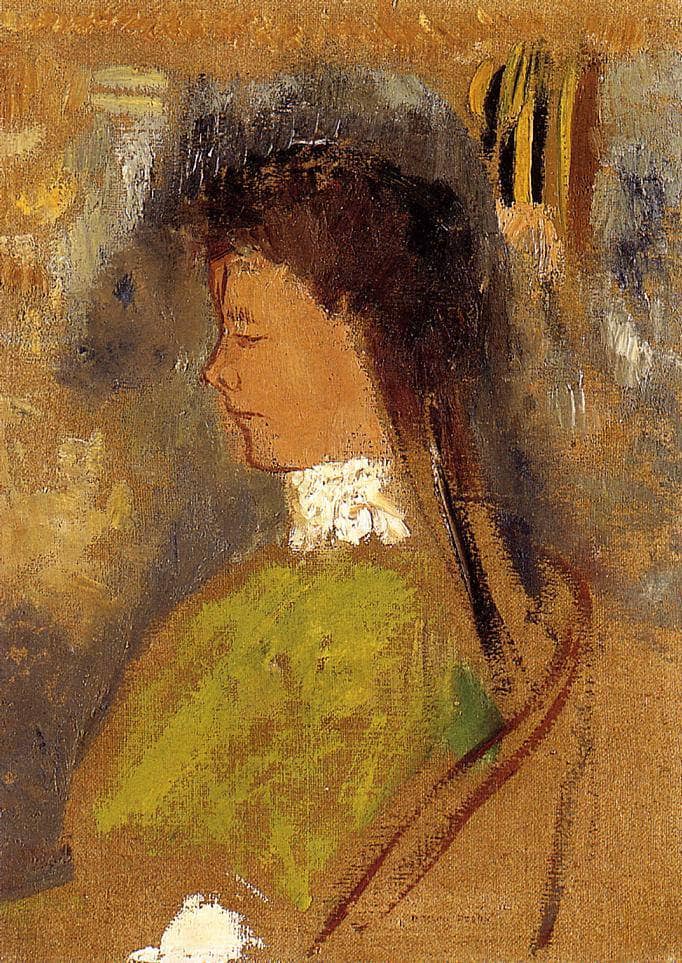 Violette Haymann by Odilon Redon — Oil Painting Reproduction