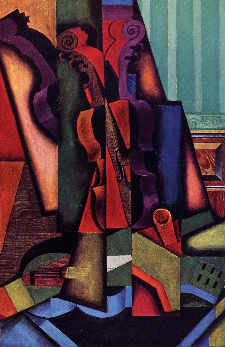 Violin and Guitar by Juan Gris — Oil Painting Reproduction
