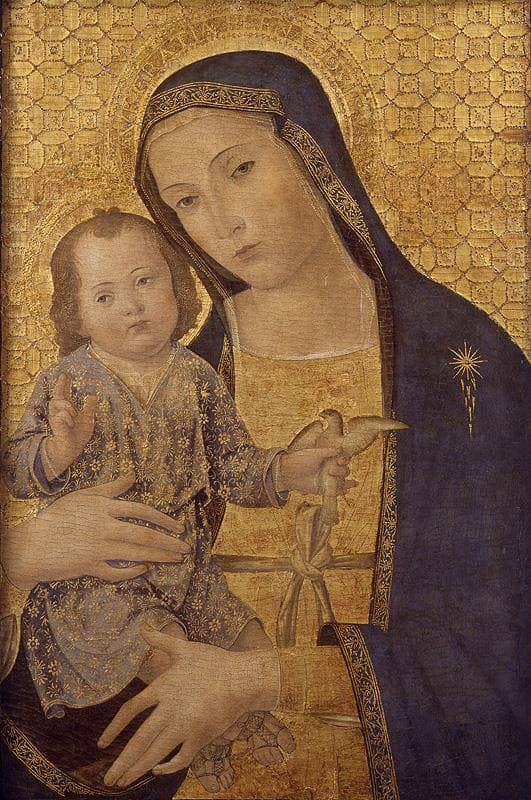 Virgen Y El Niño Con Pajarito by Antoniazzo Romano — Oil Painting Reproduction