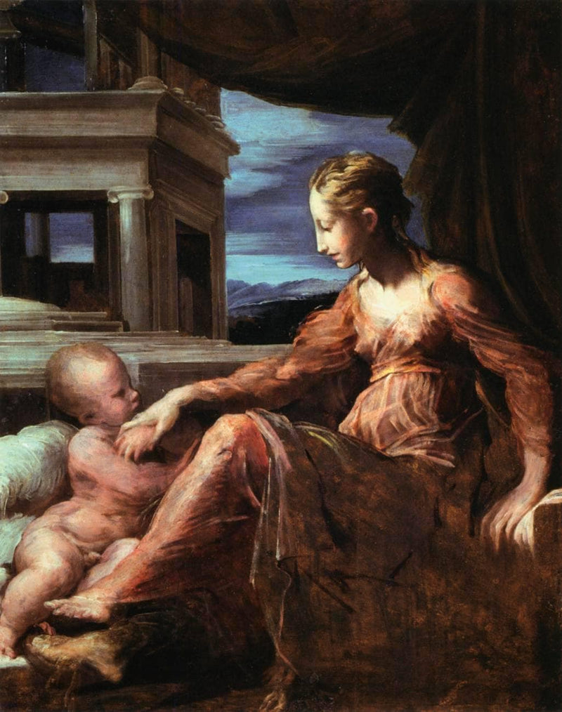 Virgin and Child by Parmigianino — Oil Painting Reproduction