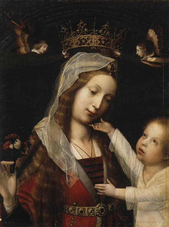 Virgin and Child by Jan Provoost — Oil Painting Reproduction