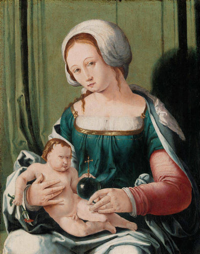 Virgin and Child in apartment