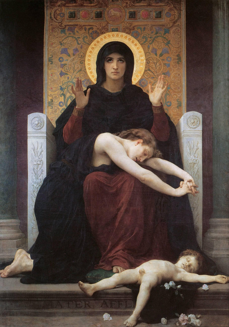 Virgin Comforter by William-Adolphe Bouguereau — Oil Painting Reproduction