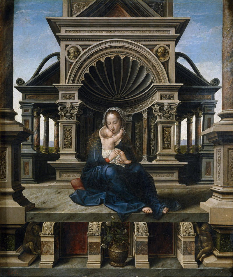 Virgin of Louvain by Mabuse — Oil Painting Reproduction