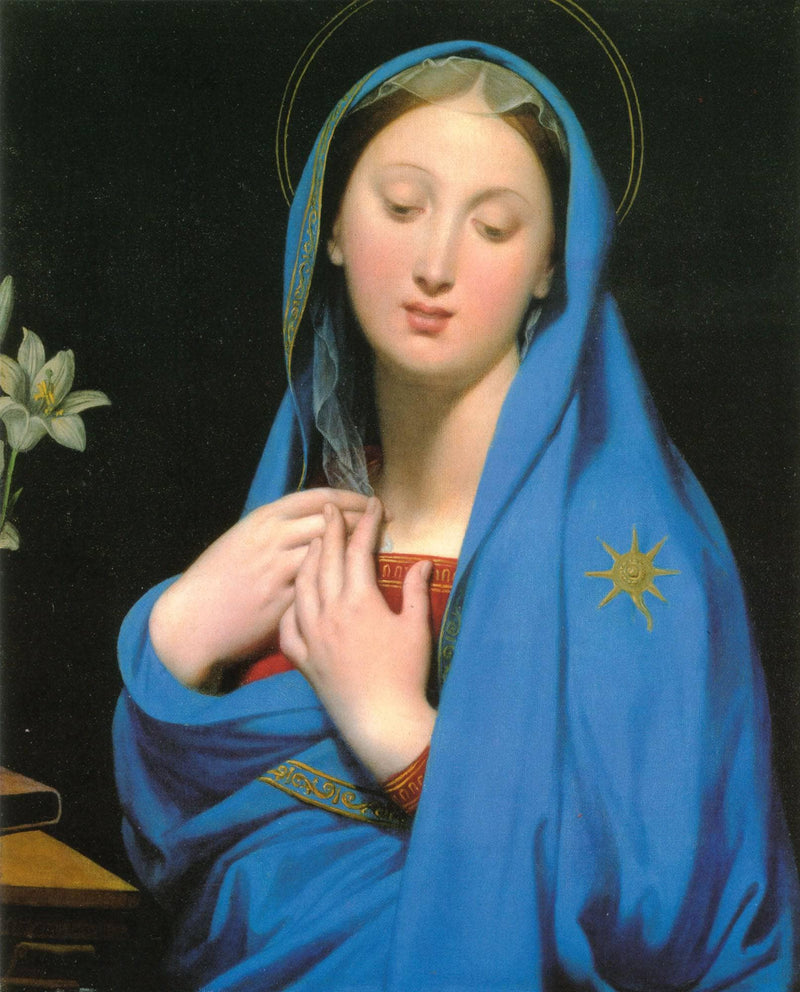 Virgin of the Adoption by Jean Auguste Dominique Ingres — Oil Painting Reproduction