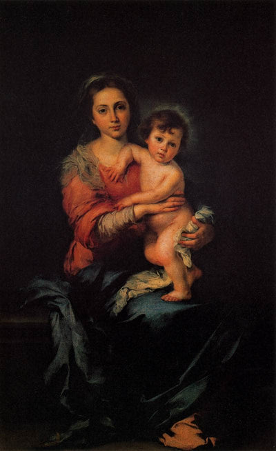 Virgin with Child in living room