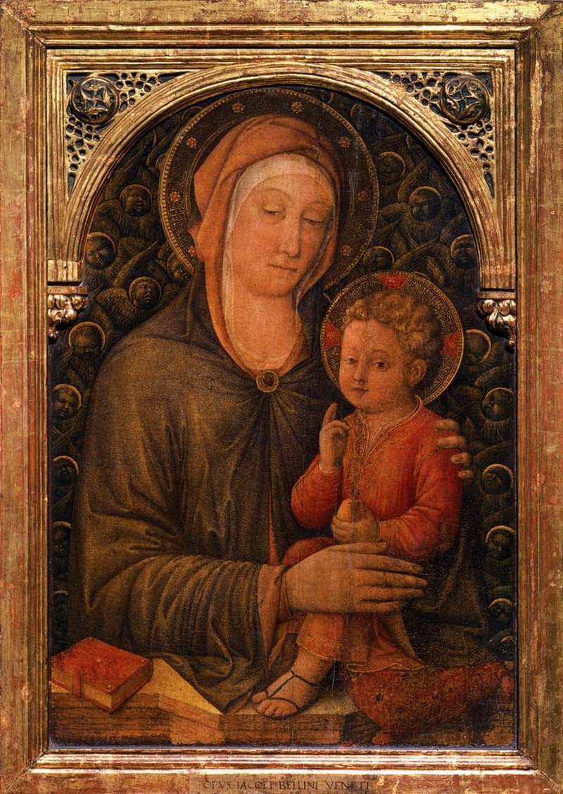 Virgin with Child by Jacopo Bellini — Oil Painting Reproduction