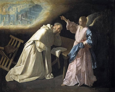 Vision of St. Peter Nolasco in hallway