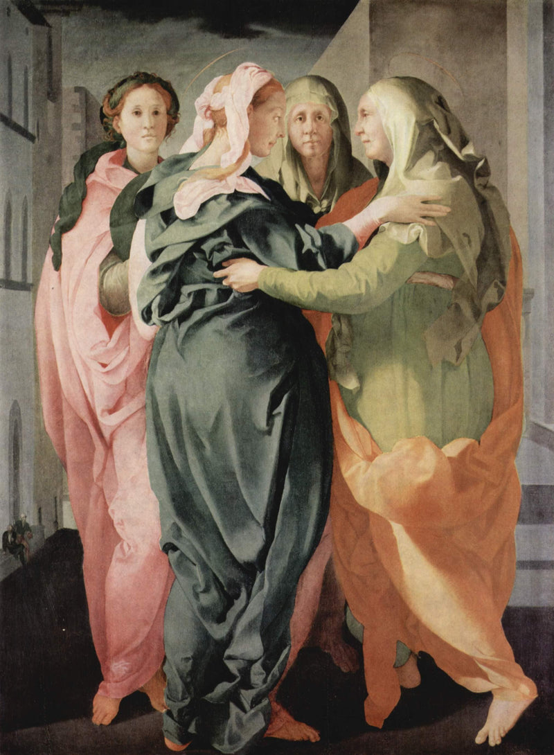 Visitation by Jacopo Pontormo — Oil Painting Reproduction