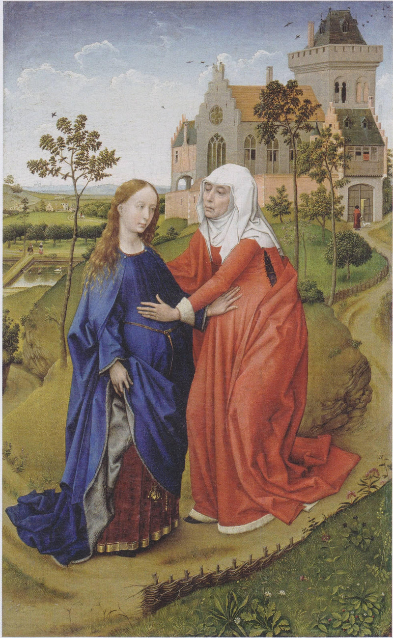 Visitation of Mary by Rogier van der Weyden — Oil Painting Reproduction