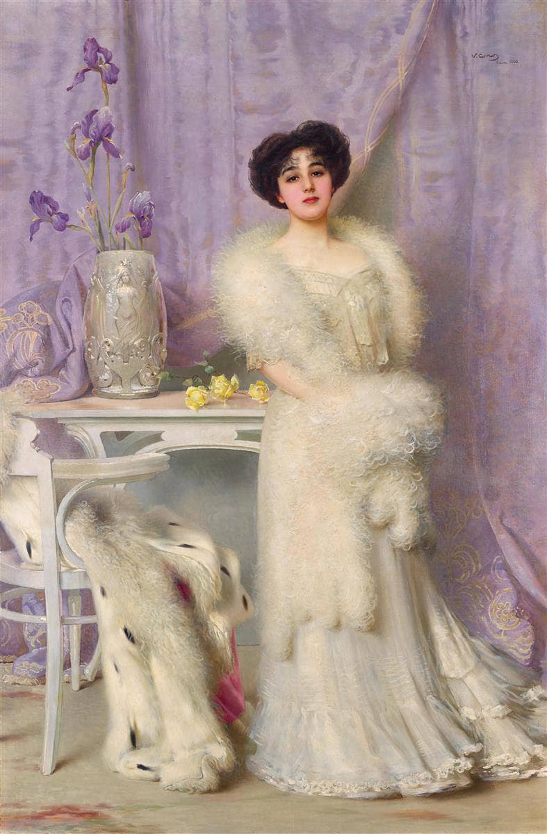 Portrait of Diane de la Bouchère by Vittorio Matteo Corcos — Oil Painting Reproduction