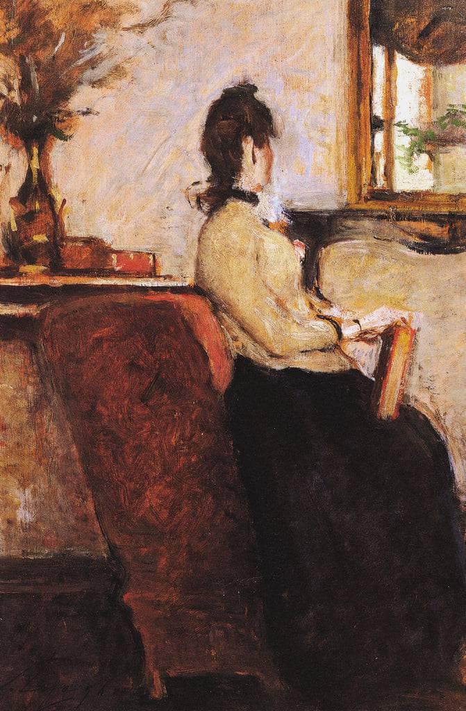 Waiting by Silvestro Lega — Oil Painting Reproduction