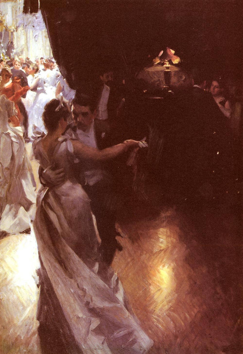 Waltz by Anders Zorn — Oil Painting Reproduction