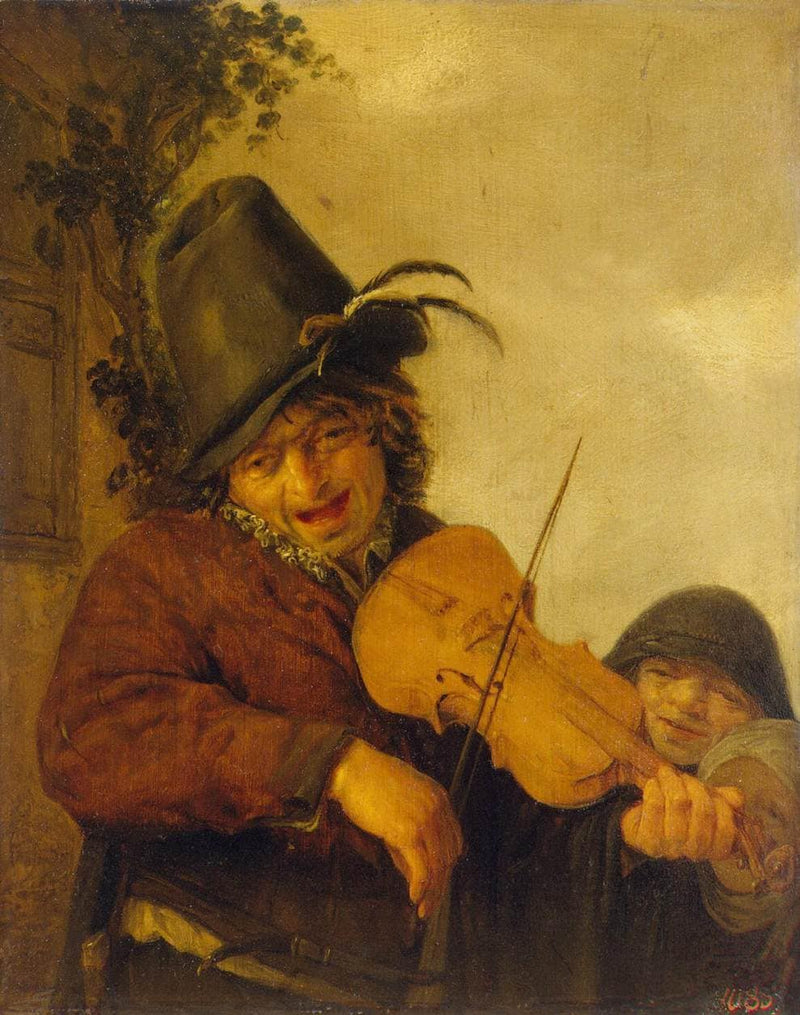 Wandering Musician by Adriaen van Ostade — Oil Painting Reproduction