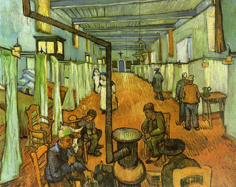 Ward in the Hospital at Arles by Vincent van Gogh — Oil Painting Reproduction