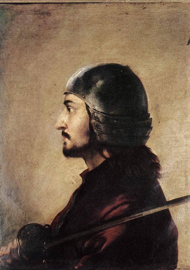 Warrior by Salvator Rosa — Oil Painting Reproduction