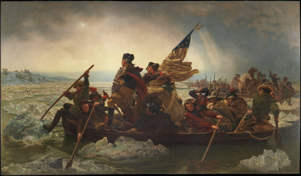 Washington Crossing the Delaware, by Emanuel Leutze, 1851, oil on canvas.