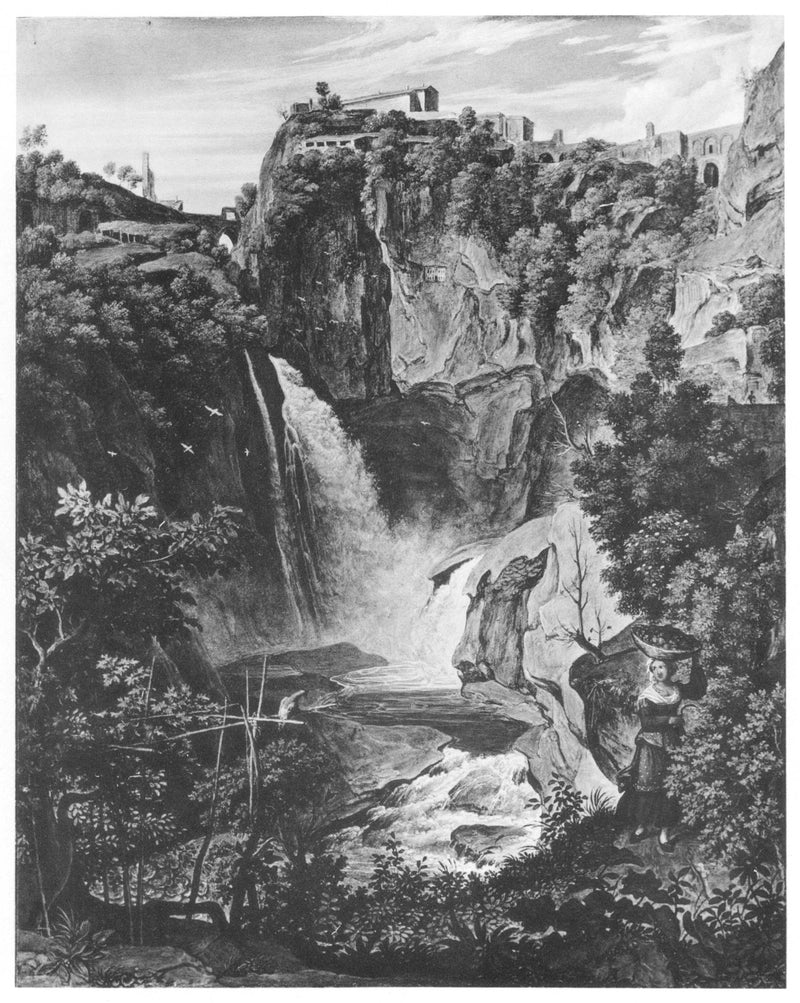 Wasserfall Bei Tivoli by Joseph Anton Koch — Oil Painting Reproduction