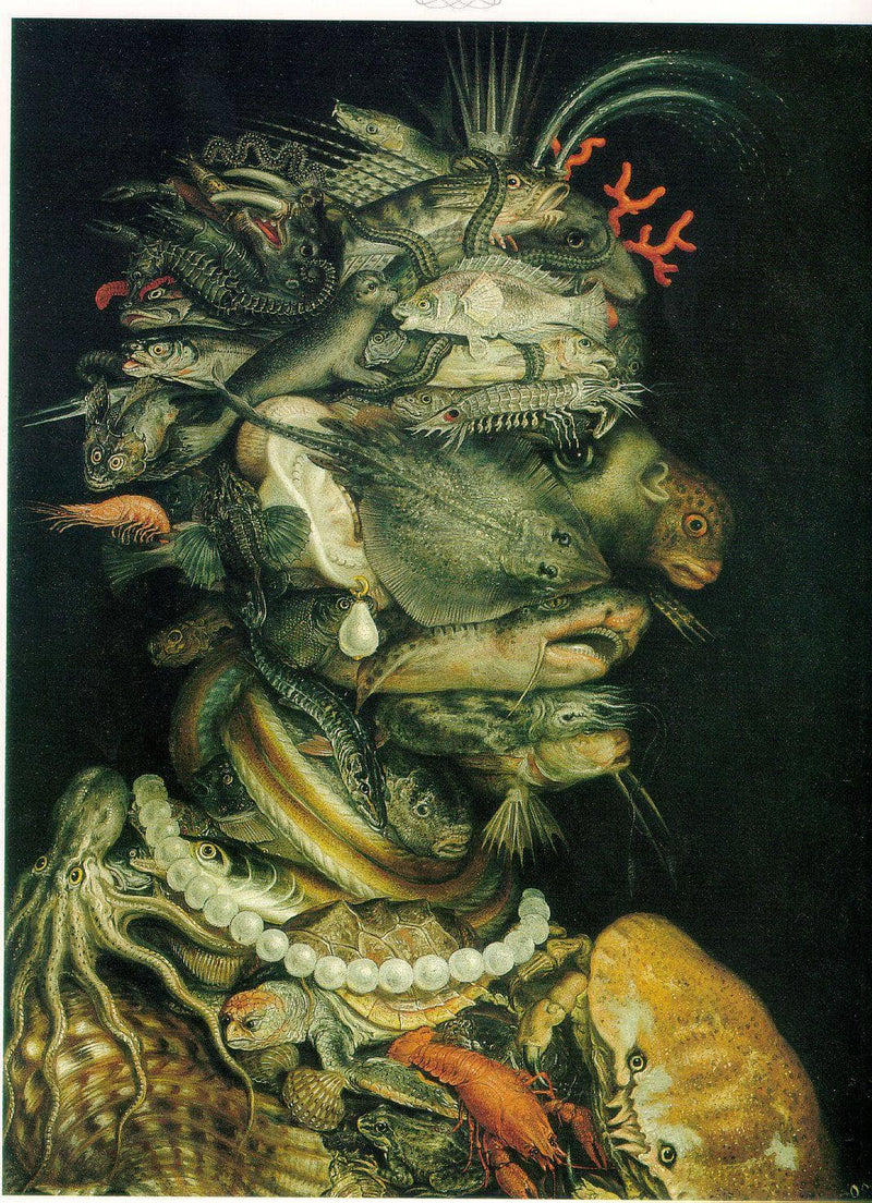 Water by Giuseppe Arcimboldo — Oil Painting Reproduction