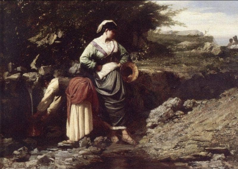 Water Carriers by Jules Breton — Oil Painting Reproduction