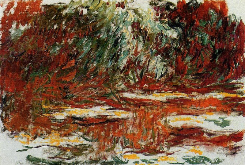 Water Lily Pond by Claude Monet — Oil Painting Reproduction