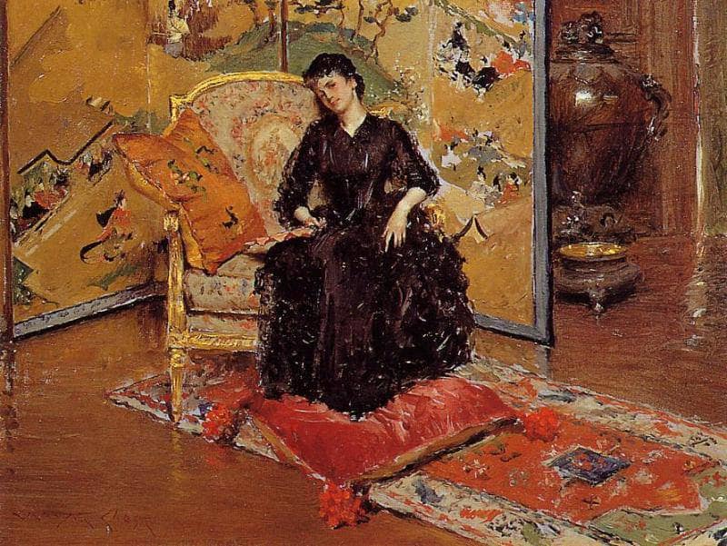 Weary, aka Who Rang by William Merritt Chase — Oil Painting Reproduction