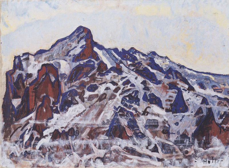 Wetterhorn by Ferdinand Hodler — Oil Painting Reproduction
