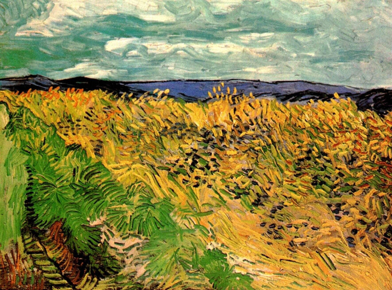 Wheat Field with Cornflowers by Vincent van Gogh — Oil Painting Reproduction