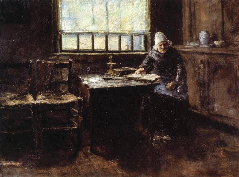 When One is Old by William Merritt Chase — Oil Painting Reproduction