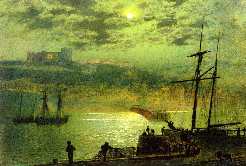 Whitby from Scotch Head by John Atkinson Grimshaw — Oil Painting Reproduction