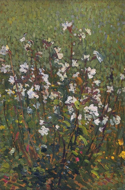 White Flowers in the Field in entryway