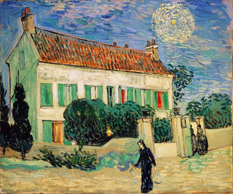 White House at Night by Vincent van Gogh — Oil Painting Reproduction