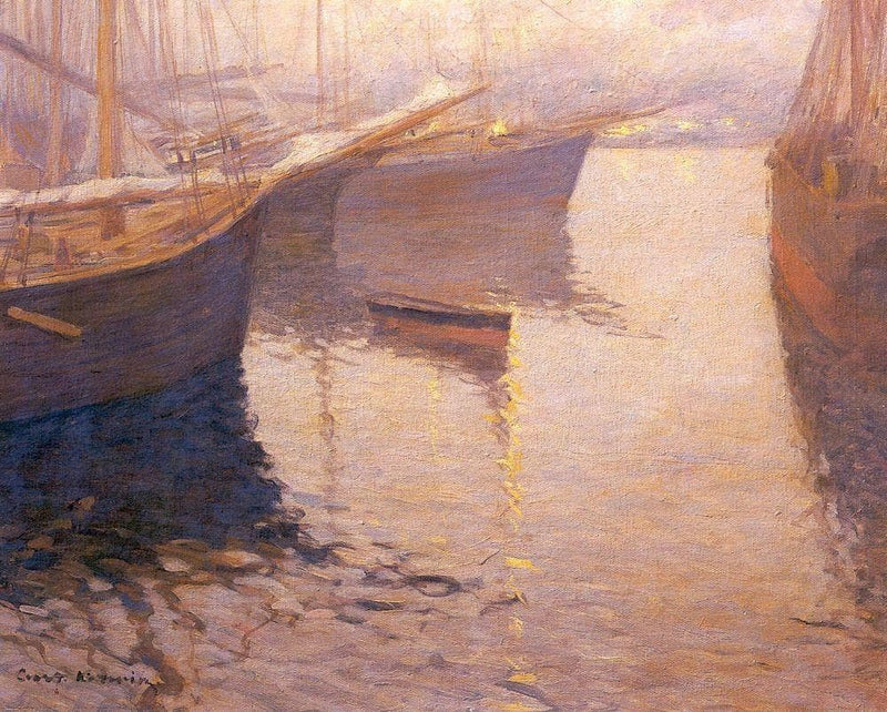 White night in Northern Norway by Konstantin Korovin — Oil Painting Reproduction