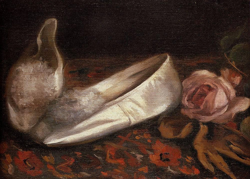 White Shoes by Eva Gonzales — Oil Painting Reproduction