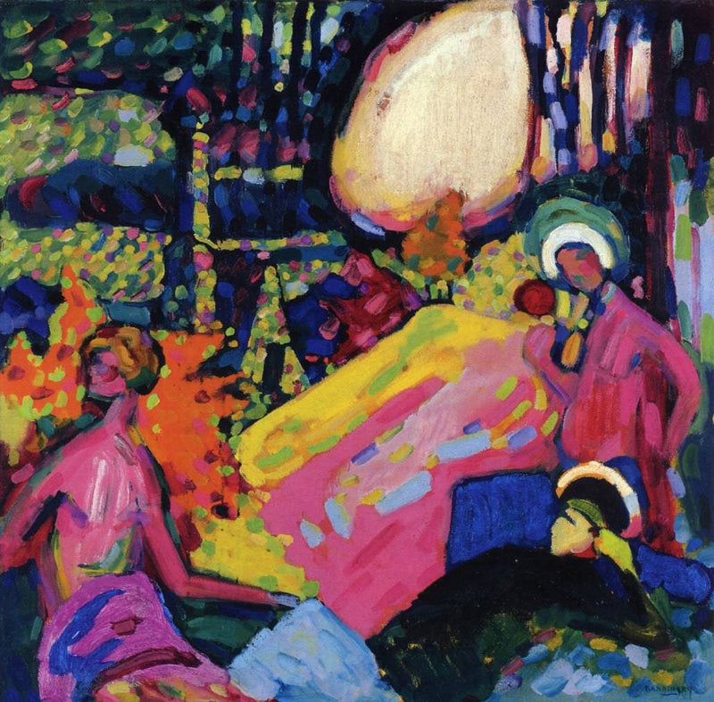 White sound by Wassily Kandinsky — Oil Painting Reproduction