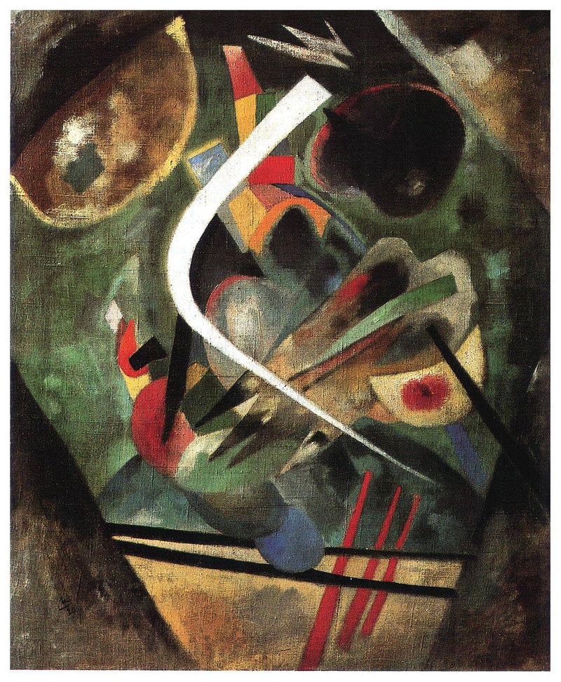 White Line by Wassily Kandinsky — Oil Painting Reproduction