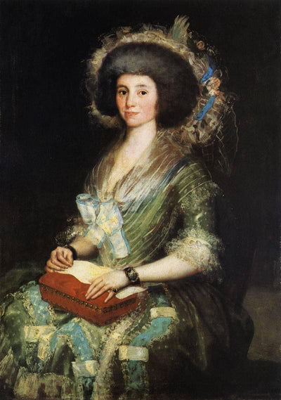 Wife of Juan Agustín Ceán Bermúdez in apartment
