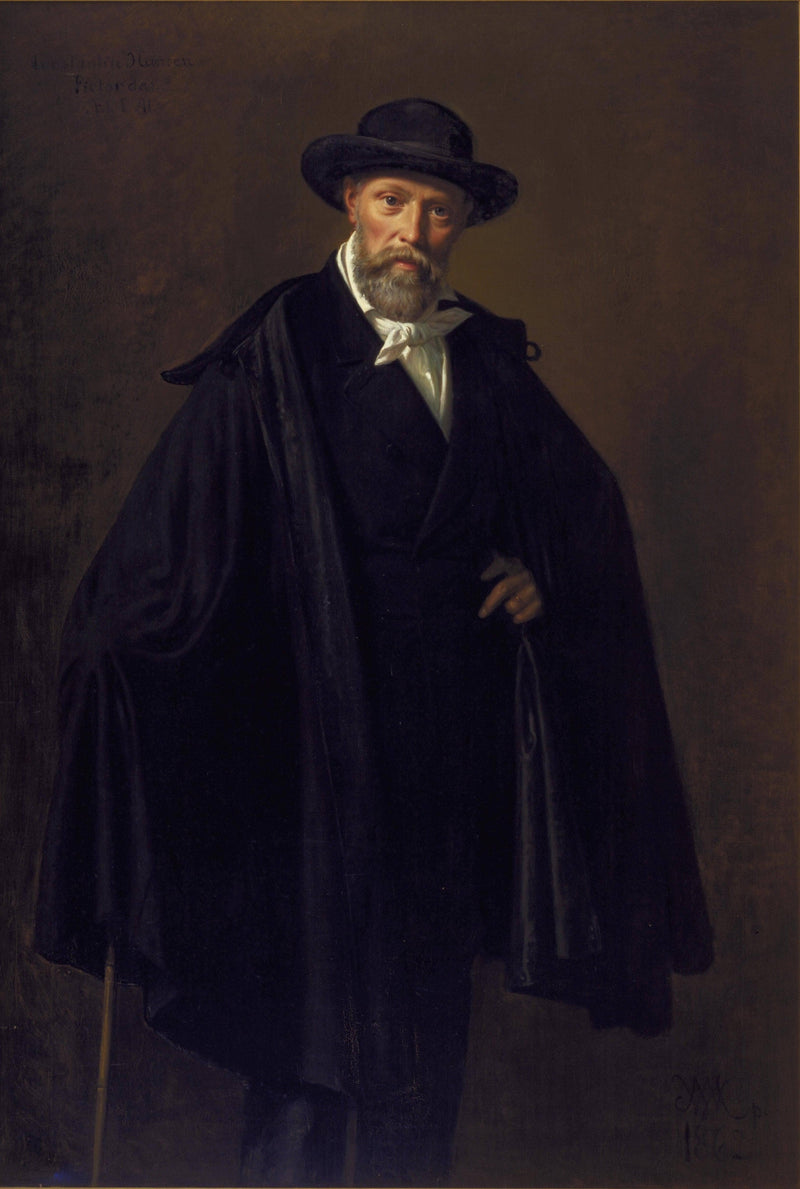 The Painter Constantin Hansen by Wilhelm Marstrand — Oil Painting Reproduction