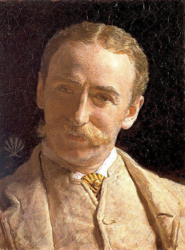 William Connal, Jr. Esq. of Solsgirth by Albert Joseph Moore — Oil Painting Reproduction