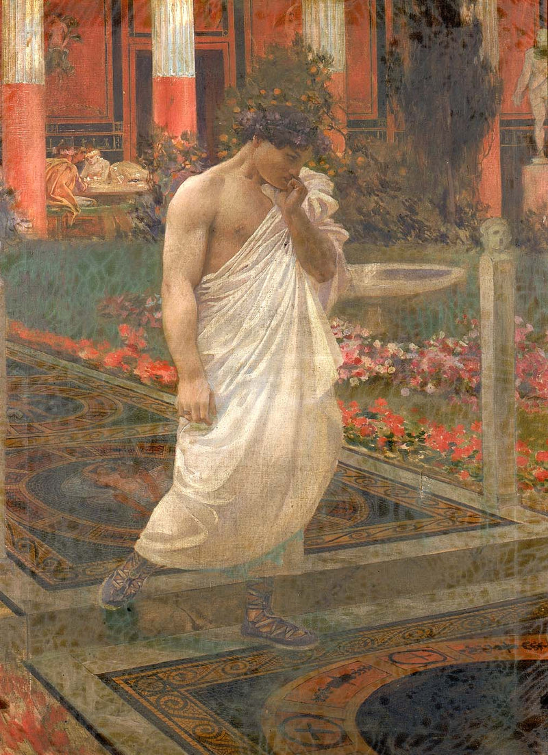 Meditation by William de Leftwich Dodge — Oil Painting Reproduction