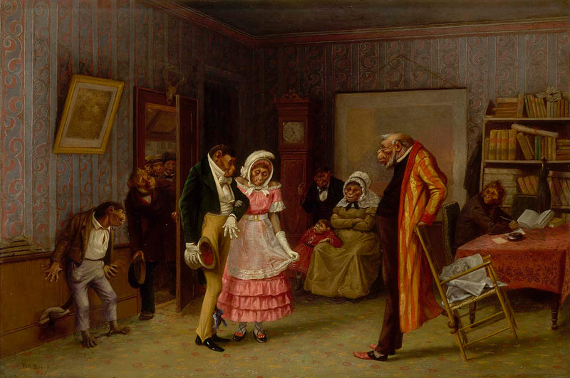 The Runaway Match by William Holbrook Beard — Oil Painting Reproduction
