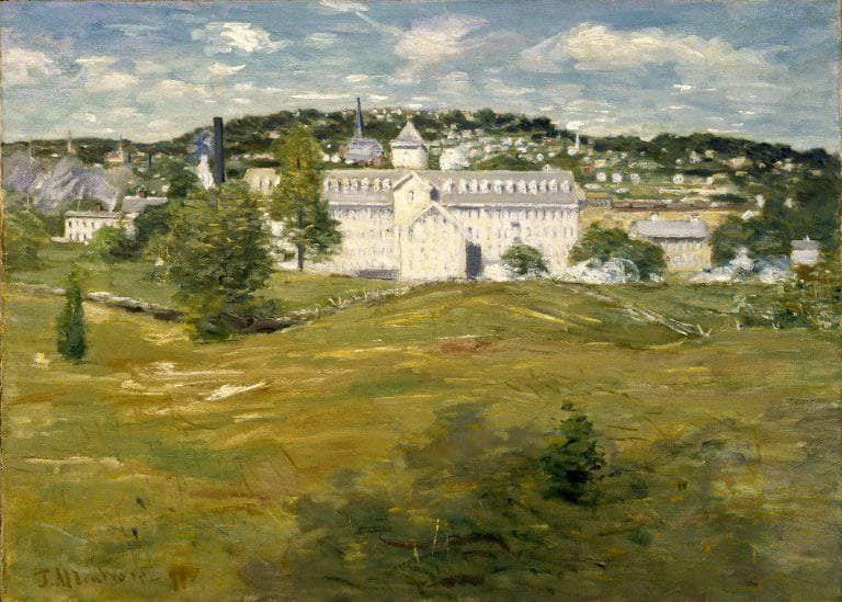 Willimantic Thread Factory by Julian Alden Weir — Oil Painting Reproduction