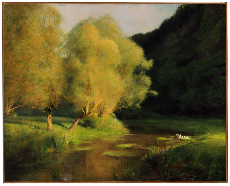 Willows by a Stream by Pascal Dagnan-Bouveret — Oil Painting Reproduction