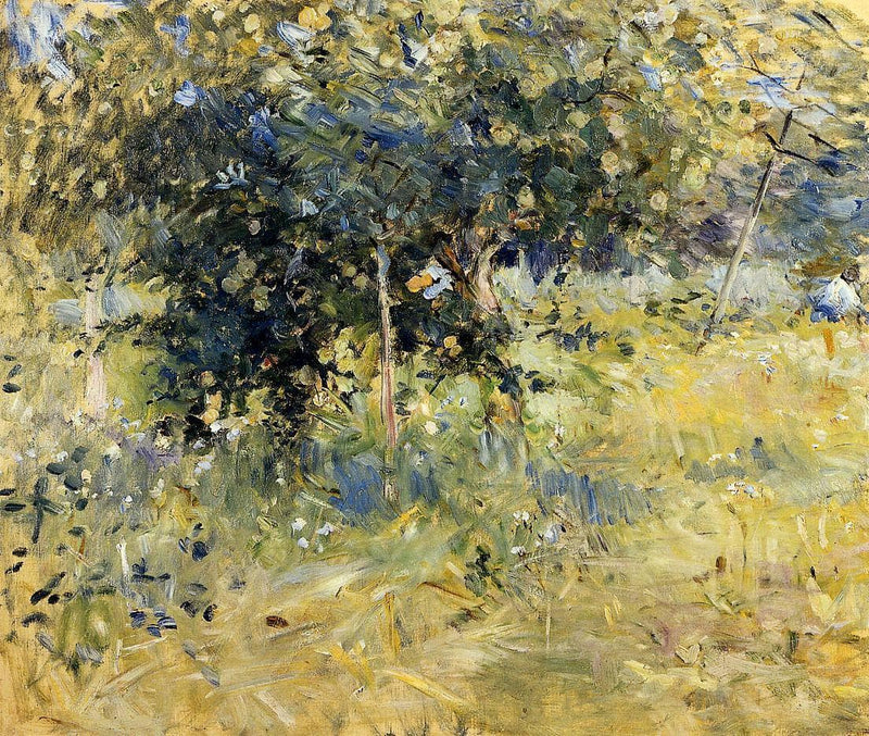 Willows in the Garden at Bougival by Berthe Morisot — Oil Painting Reproduction