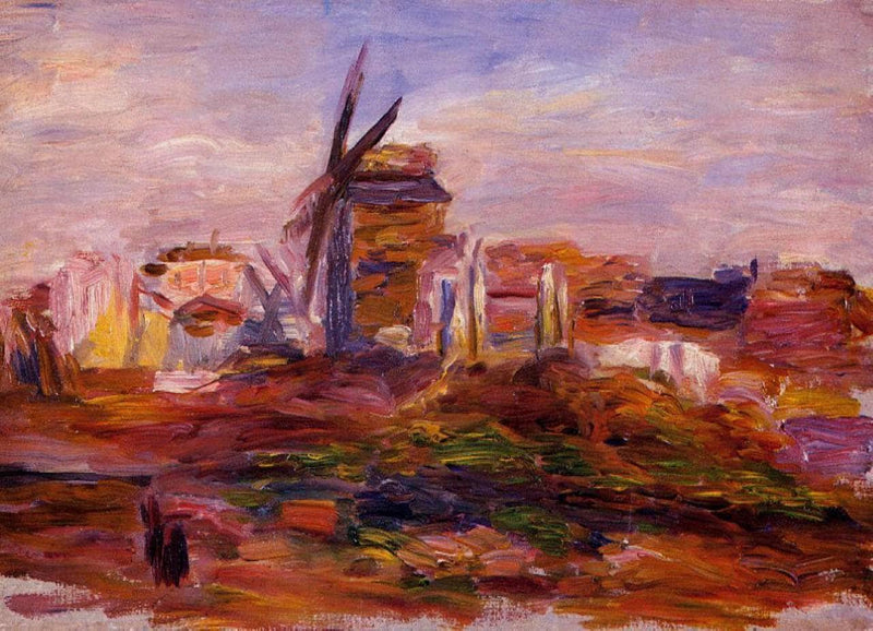 Windmill by Pierre-Auguste Renoir — Oil Painting Reproduction